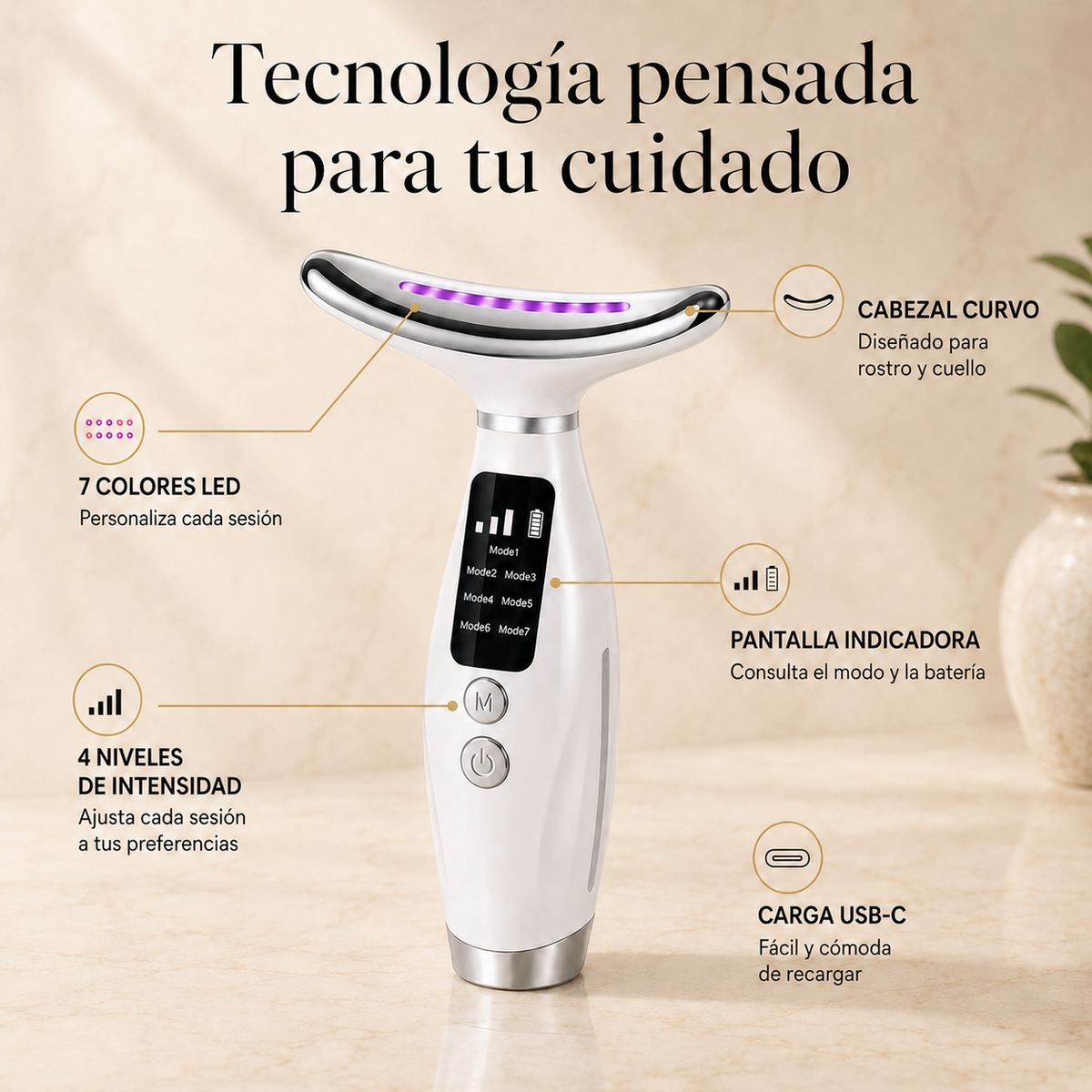 Glow Pro | Dispositivo facial LED
